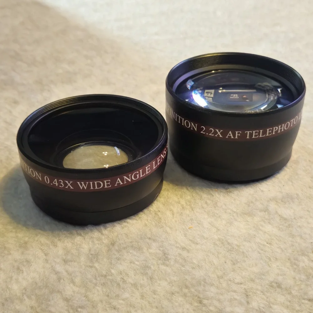 Commander Optics 58mm High Definition 0.43X Wide Angle & 2.2X Telephoto Lens Set
